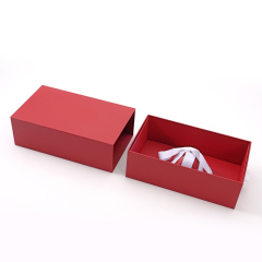 FANXI Custom red paper ribbon jewelry box