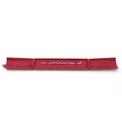 FANXI Custom red suede leather jewelry box