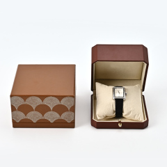 FANXI Custom brown velvet leather jewelry box