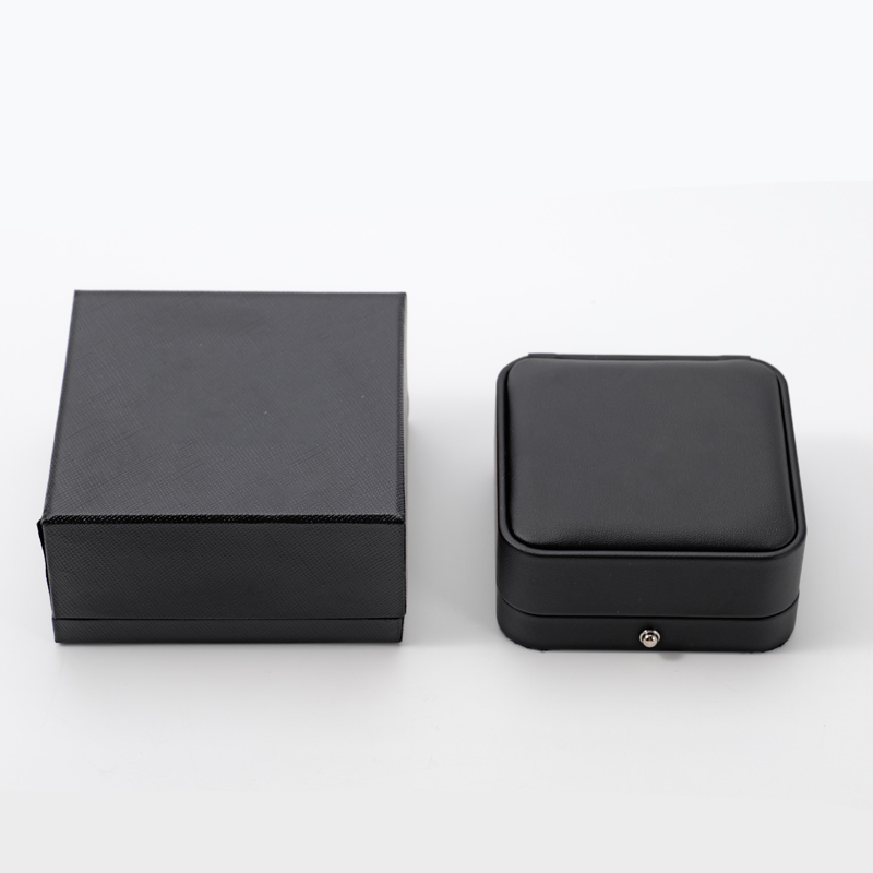 FANXI Custom black velvet leather jewelry box