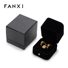 FANXI Custom black velvet jewelry box