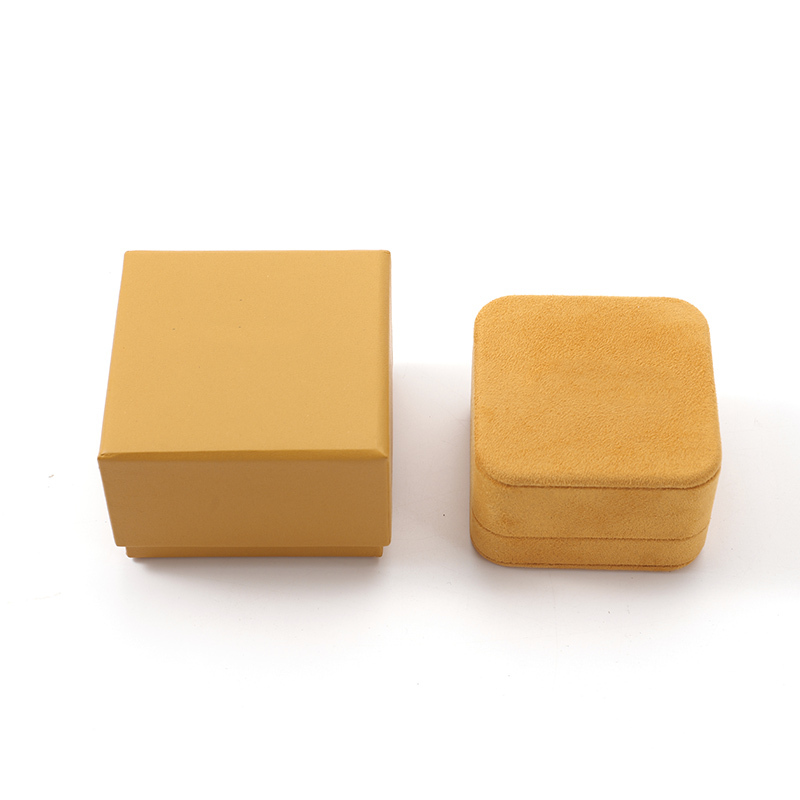 FANXI Custom yellow suede ring box