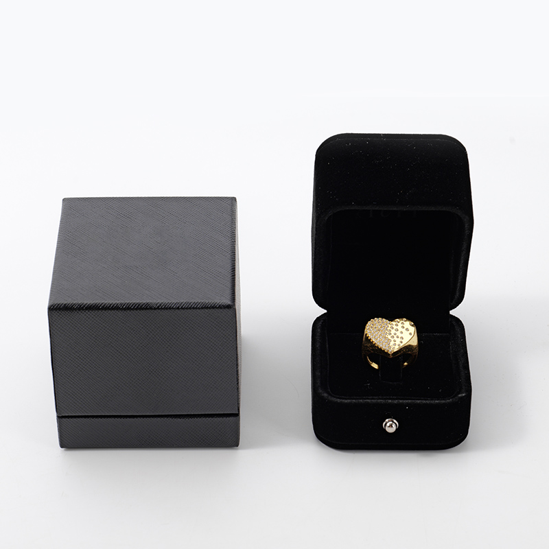 FANXI Custom black velvet jewelry box