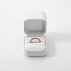 FANXI Custom white Microfber jewelry box