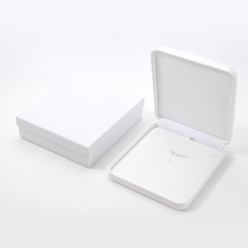 FANXI Custom white Microfber jewelry box