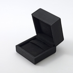 FANXI Custom black leather microfiber jewelry box
