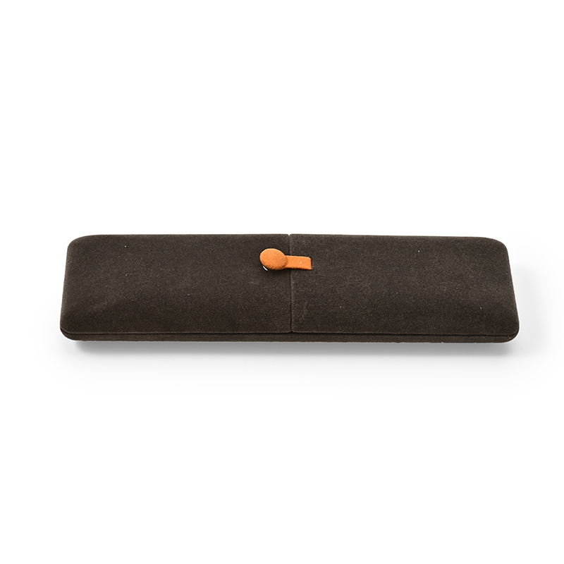 FANXI Custom brown velvet long chain box