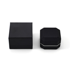 FANXI Custom black painting velvet jewelry box