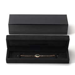 FANXI Custom black suede jewelry box