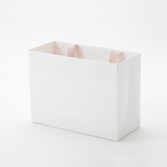 FANXI Custom white coating paper jewelry bag