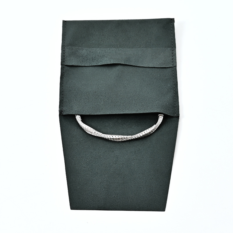 FANXI Custom blue leather jewelry bag