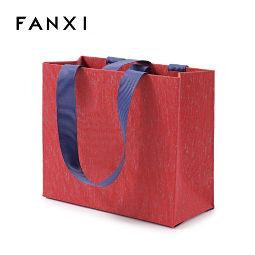 FANXI Custom polychrome fabric ribbon jewelry bag