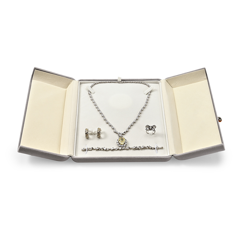 FANXI Custom grey velvet big set box