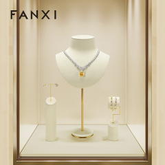 FANXI High end Microfiber Jewelry Portrait Stand