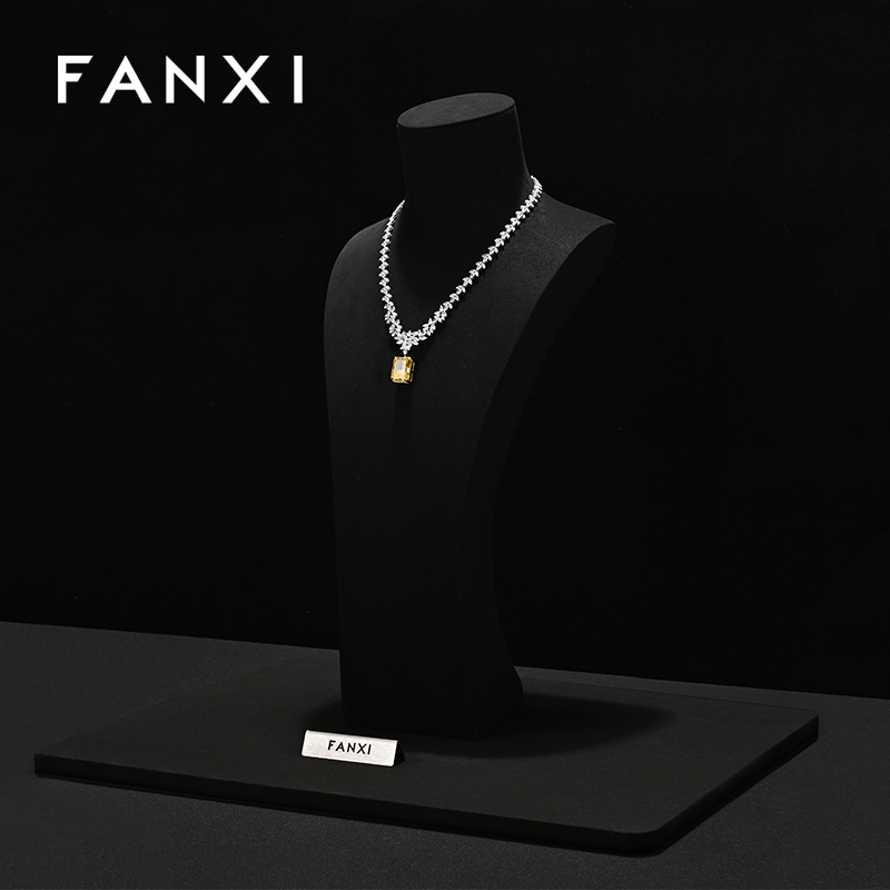 FANXI New arrival Microfiber Jewelry Portrait Stand