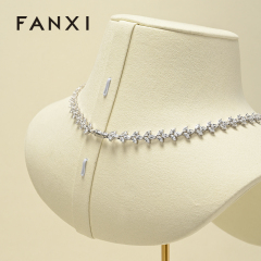 FANXI High end Microfiber Jewelry Portrait Stand