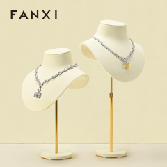 FANXI High end Microfiber Jewelry Portrait Stand