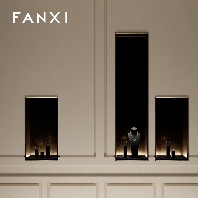 FANXI New arrival Microfiber Jewelry Portrait Stand