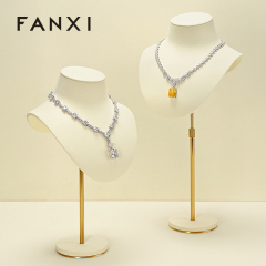 FANXI High end Microfiber Jewelry Portrait Stand