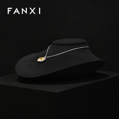 FANXI Hot sale Polychrome Microfiber jewelry bust