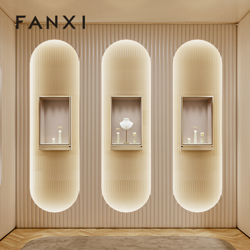 FANXI High end Microfiber Jewelry Portrait Stand