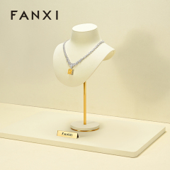 FANXI High end Microfiber Jewelry Portrait Stand