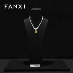 FANXI New arrival Microfiber Jewelry Portrait Stand