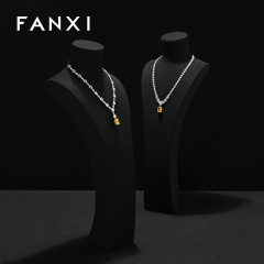 FANXI Fashion Microfiber Jewelry Portrait Stand
