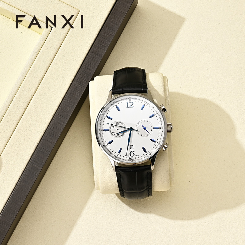 FANXI Luxury Beige Metal Watch Combination Set Series