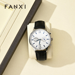 FANXI Luxury Beige Metal Watch Combination Set Series