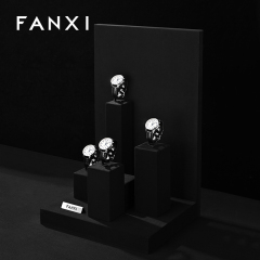 FANXI High quality Black Microfiber Watch display set