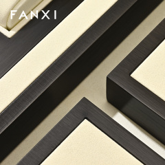 FANXI Luxury Beige Metal Watch Combination Set Series