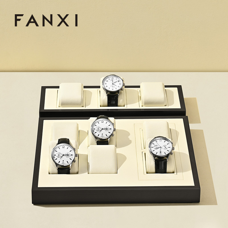 FANXI Luxury Beige Metal Watch Combination Set Series