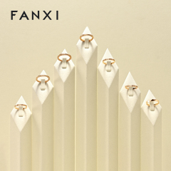 FANXI Luxury Beige Microfiber Jewelry display set