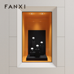 FANXI High quality Black Microfiber Watch display set