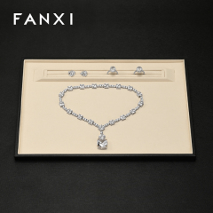 FANXI New arrival leather microfiber Jewelry plate