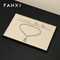 FANXI New arrival leather microfiber Jewelry plate