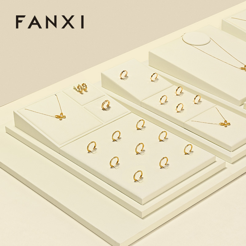 FANXI New arrival Microfiber Jewelry Combination Set