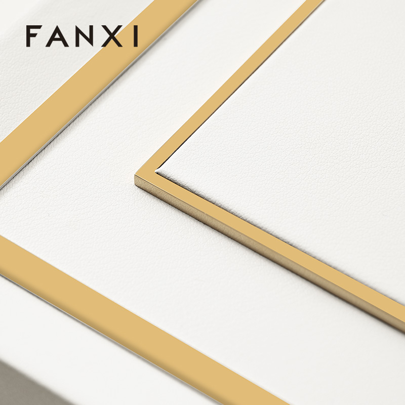 FANXI Fashion White Metal Combination Platform