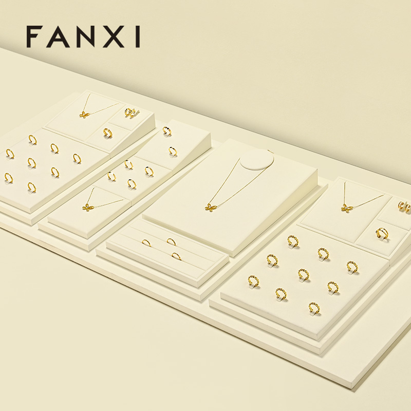 FANXI New arrival Microfiber Jewelry Combination Set