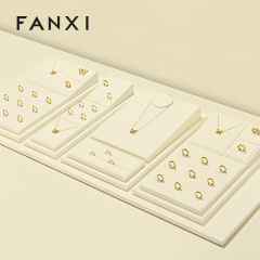 FANXI New arrival Microfiber Jewelry Combination Set