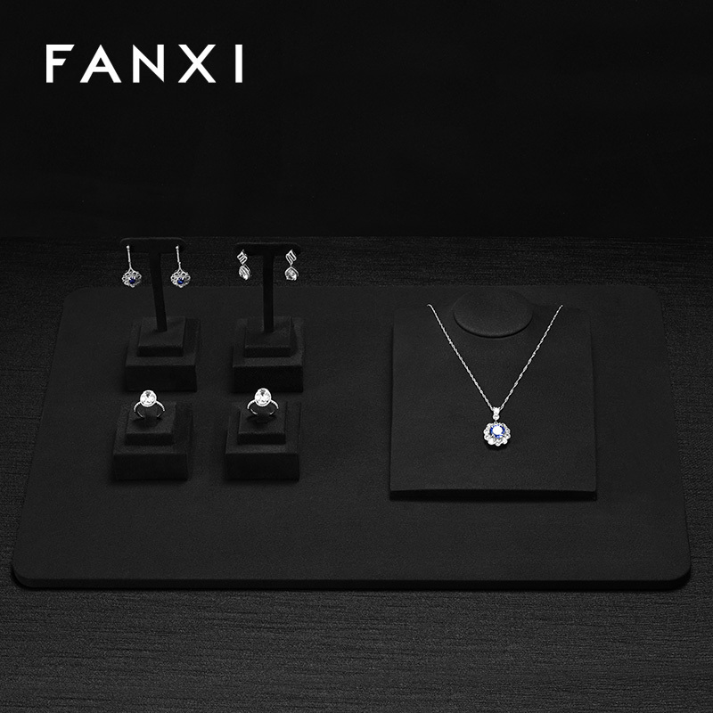 FANXI Luxury Multi-color optional Metal Jewelry stand