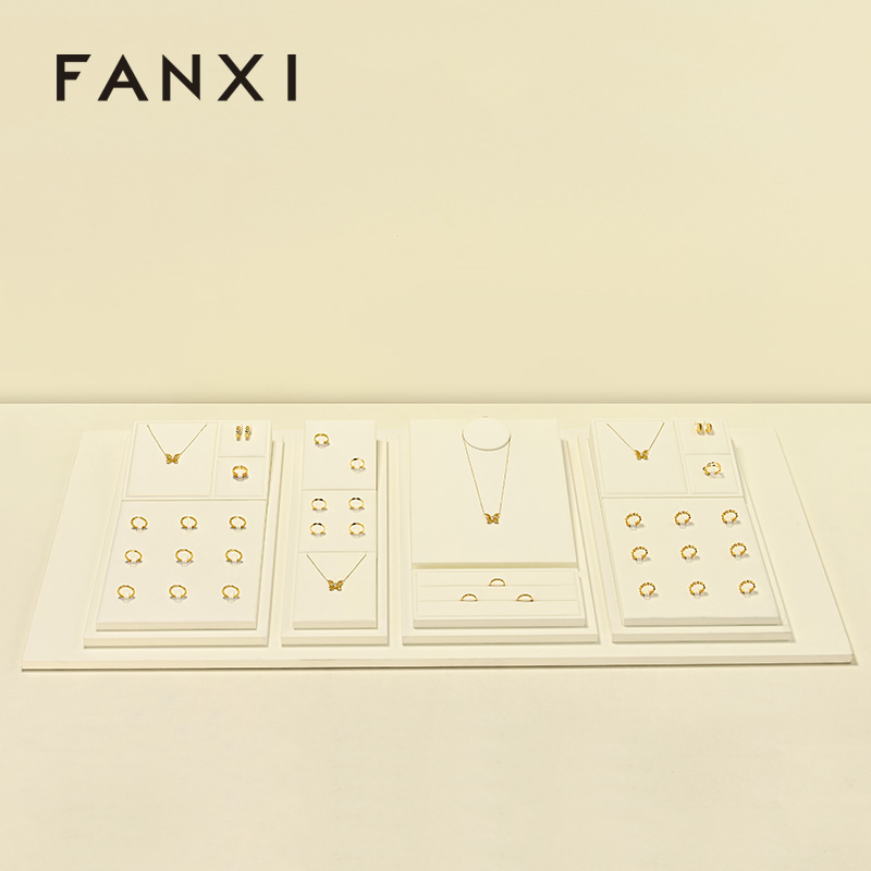 FANXI New arrival Microfiber Jewelry Combination Set
