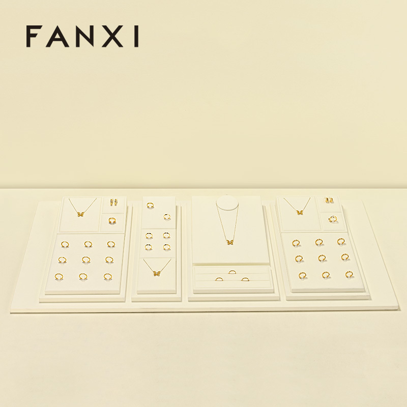 FANXI New arrival Microfiber Jewelry Combination Set