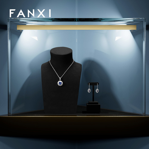 FANXI Luxury Multi-color optional Metal Jewelry stand