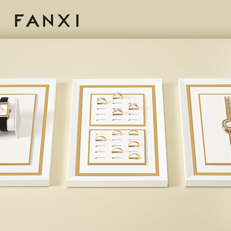 FANXI Fashion White Metal Combination Platform