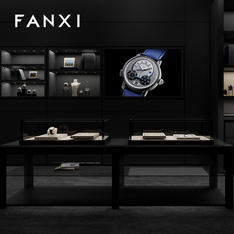 FANXI Fashion White Metal Combination Platform