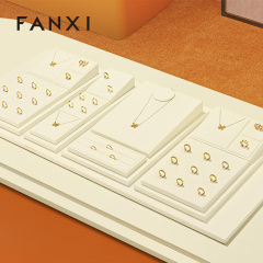 FANXI New arrival Microfiber Jewelry Combination Set