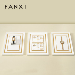 FANXI Fashion White Metal Combination Platform