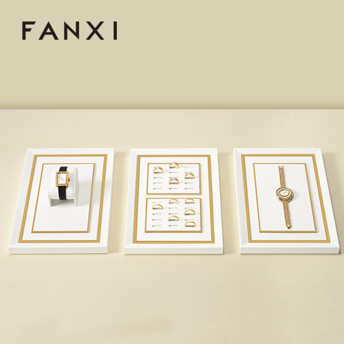FANXI Fashion White Metal Combination Platform